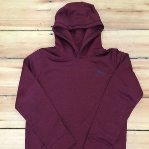Boys Large Puma Hoodie Sweatshirt Maroon